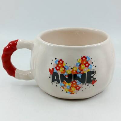 KALPLER ÇİÇEKLER ANNE-TONTİK KUPA - KIRMIZI SAP - 1