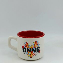 KALPLER ÇİÇEKLER ANNE-VENUS KUPA - KIRMIZI İÇ - 