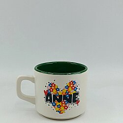 KALPLER ÇİÇEKLER ANNE-VENUS KUPA - YEŞİL İÇ - 