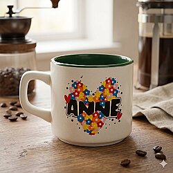 KALPLER ÇİÇEKLER ANNE-VENUS KUPA - YEŞİL İÇ - 