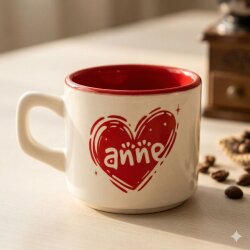 KALPLİ ANNE-VENUS KUPA - KIRMIZI İÇ - 