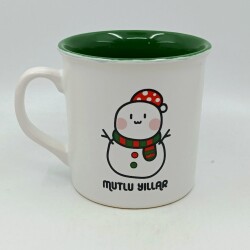 KARDANADAM MUTLU YILLAR-İDA KUPA - TRANSPARAN SAP TRANSPARAN GÖVDE YEŞİL İÇ - 