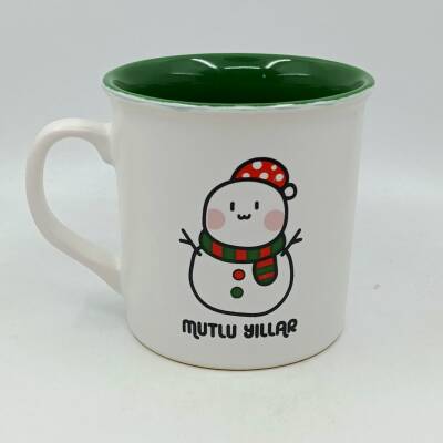 KARDANADAM MUTLU YILLAR-İDA KUPA - TRANSPARAN SAP TRANSPARAN GÖVDE YEŞİL İÇ - 1