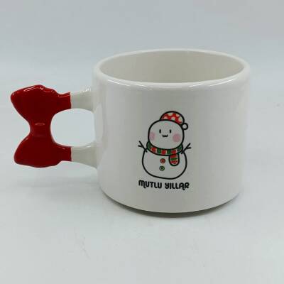 KARDANADAM MUTLU YILLAR-KURDELE KUPA - KIRMIZI SAP - 1