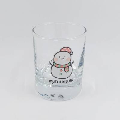 KARDANADAM MUTLU YILLAR-SHOT BARDAĞI - ŞEFFAF - 1