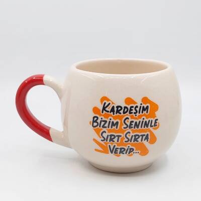 KARDEŞİM BİZİM SENİNLE - BALON KUPA - KIRMIZI SAP - 1