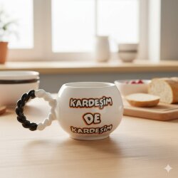 KARDEŞİM DE KARDEŞİM - BALONCUK KUPA - SİYAH SAP - 