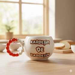 KARDEŞİM DE KARDEŞİM - BALONCUK KUPA - TURUNCU SAP - 