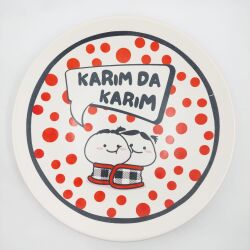 KARIM DA KARIM-SATÜRN SUNUM TABAĞI - TRANSPARAN GÖVDE - 