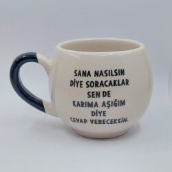 KARIMA AŞIĞIM - BALON KUPA - SİYAH SAP - 