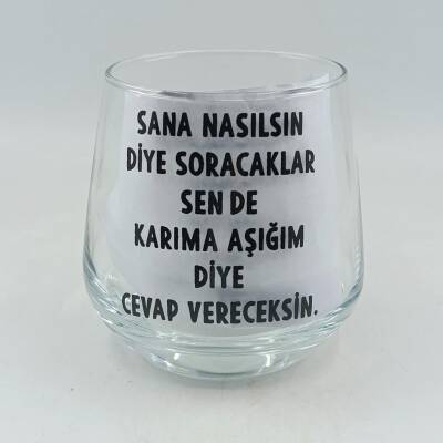 KARIMA AŞIĞIM-VİSKİ BARDAĞI - ŞEFFAF - 1