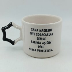 KARIMA AŞIĞIM-YILDIZ KUPA - SİYAH SAP - 