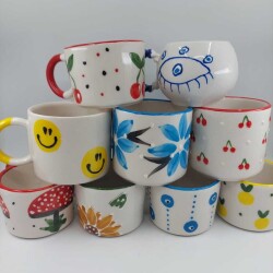 KARIŞIK-3D KABARTMA KUPA - 26LI - 