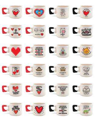 KARIŞIK-KALP KUPA - 48Lİ - 1