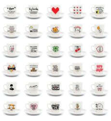 KARIŞIK-KLASİK TÜRK KAHVESİ FİNCANI - 60LI 2 - 