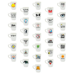 KARIŞIK-OVAL KUPA - KARIŞIK KOLİ 63LÜ - 