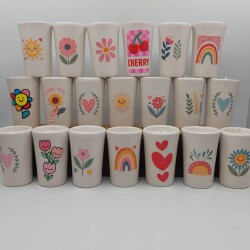 KARIŞIK-SERAMİK PANDORA MUM - 30LU - 