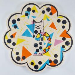 KEDİ ÜÇGENLİ-NİHALE - TRANSPARAN GÖVDE - 