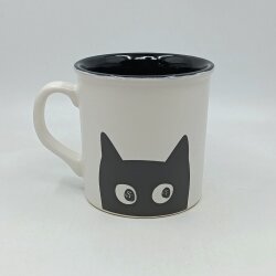 KEDİ YAN GÖZ-İDA KUPA - TRANSPARAN SAP TRANSPARAN GÖVDE SİYAH İÇ - 