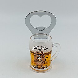 KEEP CALM DRİNK BEER-BİRA MAGNET - TEKLİ - 