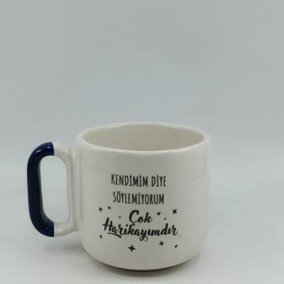 KENDİMİM DİYE SÖYLEMİYORUM - ARYA ÇAY FİNCANI - KOBALT SAP - 1