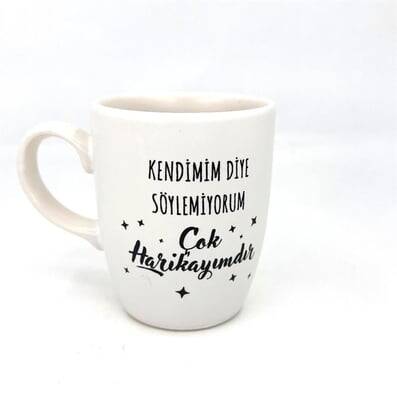 KENDİMİM DİYE SÖYLEMİYORUM - OVAL KUPA - TRANSPARAN SAP - 1