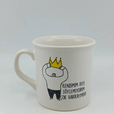 KENDİMİM DİYE SÖYLEMİYORUM-TAÇLI-İDA KUPA - TRANSPARAN SAP - 1