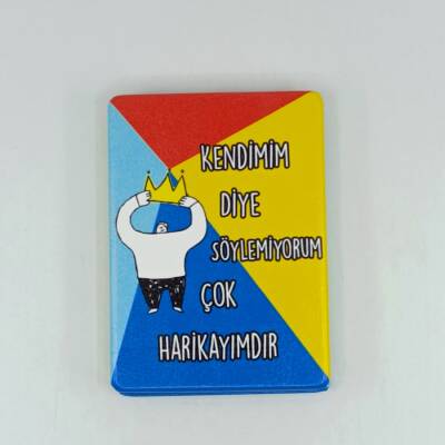 KENDİMİM DİYE SÖYLEMİYORUM-TAÇLI-YUVARLAK AYNA - TEKLİ - 1