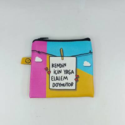 KENDİN İÇİN YAŞA ELALEM-BOZUK PARA CÜZDANI - TEKLİ - 1