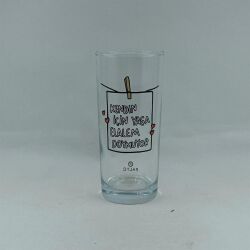 KENDİN İÇİN YAŞA ELALEM-RAKI BARDAĞI - ŞEFFAF - 