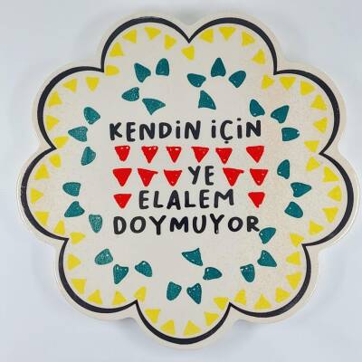 KENDİN İÇİN YE ELALEM DOYMUYOR ÜÇGENLİ-NİHALE - TRANSPARAN GÖVDE - 1
