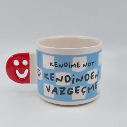 KENDİNDEN VAZGEÇME-SMİLE KUPA - KIRMIZI SAP - 