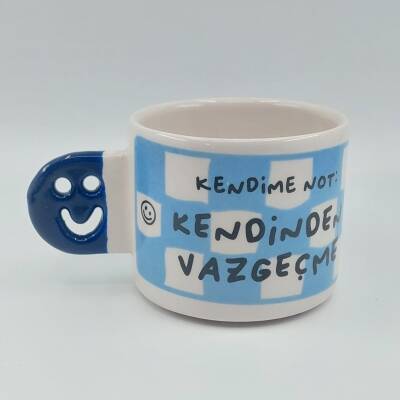 KENDİNDEN VAZGEÇME-SMİLE KUPA - KOBALT SAP - 1