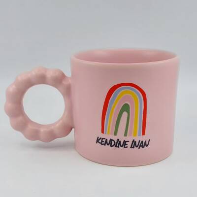 KENDİNE İNAN-PRENSES KUPA - PEMBE GÖVDE PEMBE SAP - 1