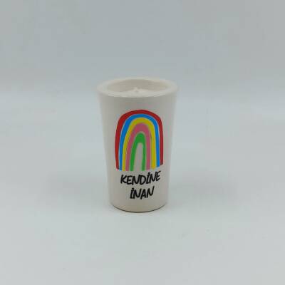 KENDİNE İNAN-SERAMİK PANDORA MUM - TEKLİ - 1