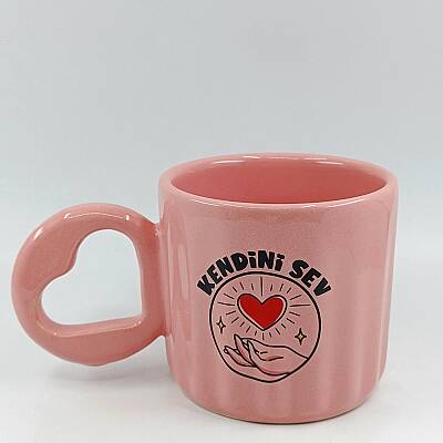 KENDİNİ SEV-EROS KUPA - PEMBE SAP PEMBE GÖVDE - 1