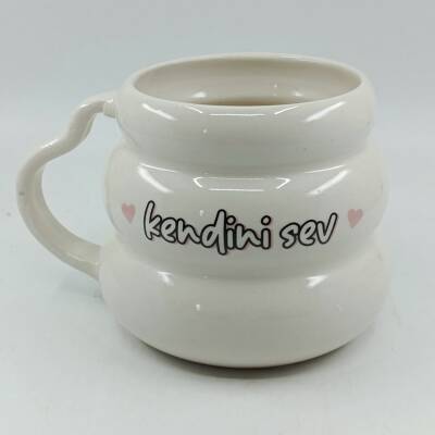 KENDİNİ SEV KALP-KOVAN KUPA - TRANSPARAN SAP - 1