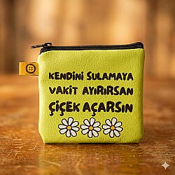 KENDİNİ SULAMAYA VAKİT AYIRIRSAN-BOZUK PARA CÜZDANI - TEKLİ - 