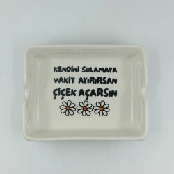 KENDİNİ SULAMAYA VAKİT AYIRIRSAN-DİKDÖRTGEN KÜLLÜK - TRANSPARAN GÖVDE - 