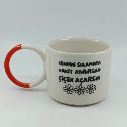 KENDİNİ SULAMAYA VAKİT AYIRIRSAN - O KUPA - TURUNCU SAP - 