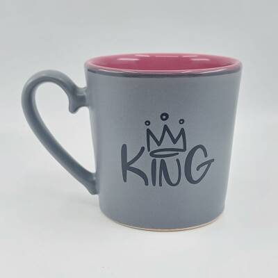 KİNG-İDA KUPA - GRİ SAP GRİ GÖVDE MOR İÇ - 1