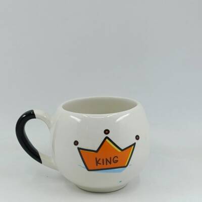 KİNG-TAÇLI-BALON KUPA - SİYAH SAP - 1