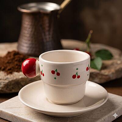 KİRAZ PATTERN-PUNTO FİNCAN - KIRMIZI SAP - 1