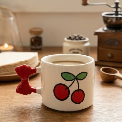 KİRAZCIK-KURDELE KUPA - KIRMIZI SAP - 