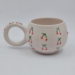 KİRAZLAR - 3D-BALONCUK KUPA - 3D - 