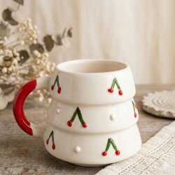 KİRAZLAR - 3D-ÇAM KUPA - 3D - 