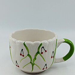 KİRAZLAR - 3D-KIVRIM KUPA - 3D - 