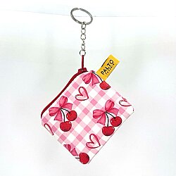 KİRAZLAR PEMBE KURDELE-CHARM ANAHTARLIK - TEKLİ - 