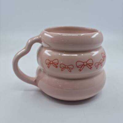 KIRMIZI IM JUST A GİRL-KOVAN KUPA - PEMBE SAP PEMBE GÖVDE - 1