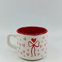 KIRMIZI KALP KURDELE-VENUS KUPA - KIRMIZI İÇ - 